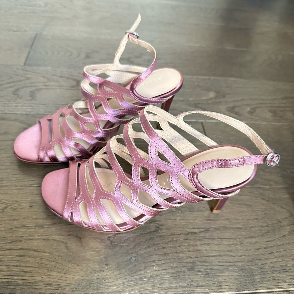 Kelly & Katie Pink Satin Felia Heels Size 6